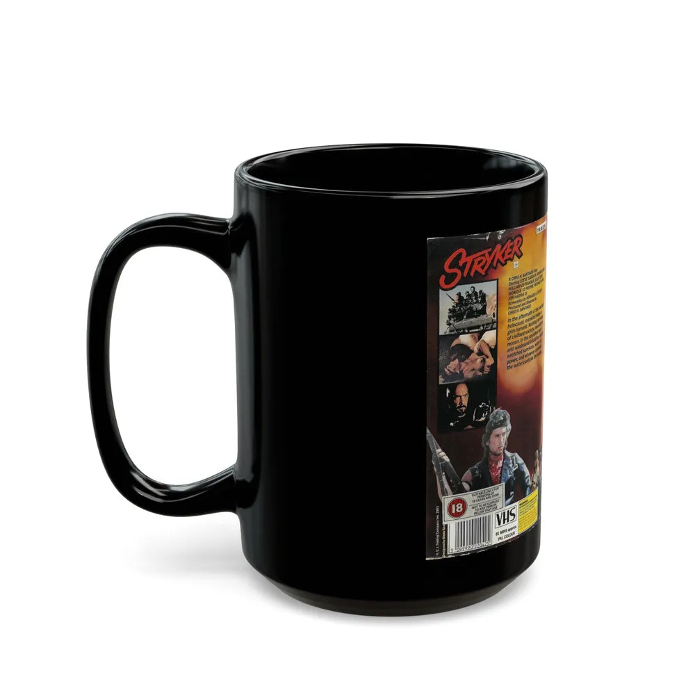 STRYKER STEVE SANDOR (VHS COVER) - Black Coffee Mug-Go Mug Yourself