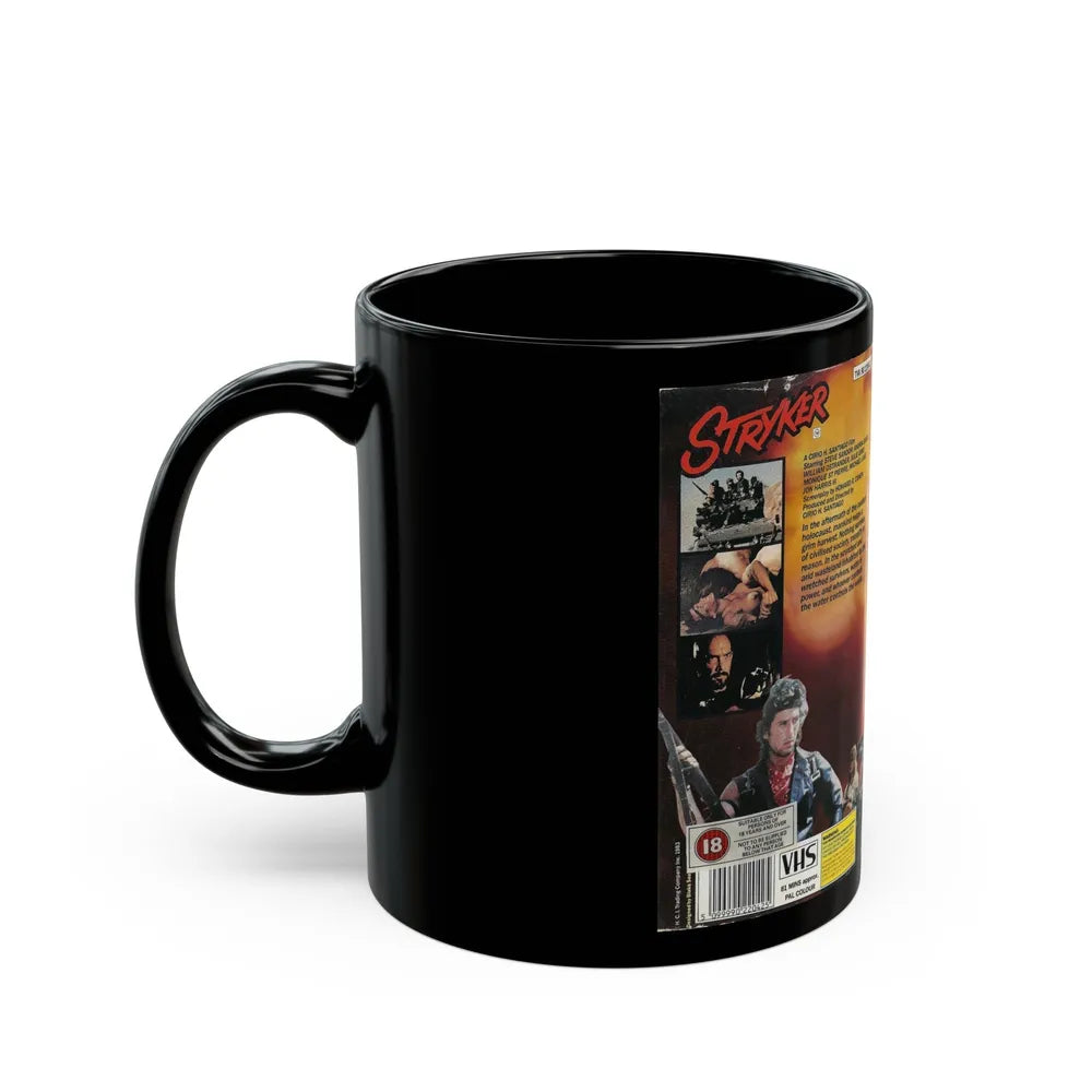 STRYKER STEVE SANDOR (VHS COVER) - Black Coffee Mug-Go Mug Yourself