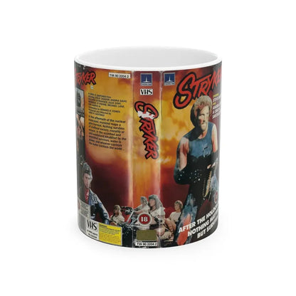 STRYKER STEVE SANDOR (VHS COVER) - White Coffee Mug 11oz - Go Mug Yourself