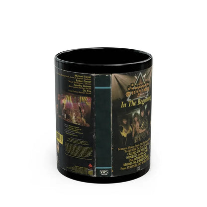 STRYPER IN THE BEGINNING version 2 (VHS COVER) - Black Coffee Mug 11oz - Go Mug Yourself