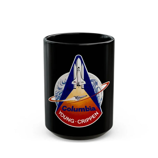 STS 1 (NASA) Black Coffee Mug 15oz - Go Mug Yourself