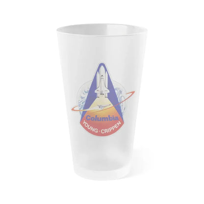 STS 1 (NASA) Frosted Pint Glass 16oz Default Title - Go Mug Yourself