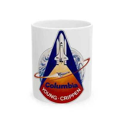 STS 1 (NASA) White Coffee Mug 11oz - Go Mug Yourself