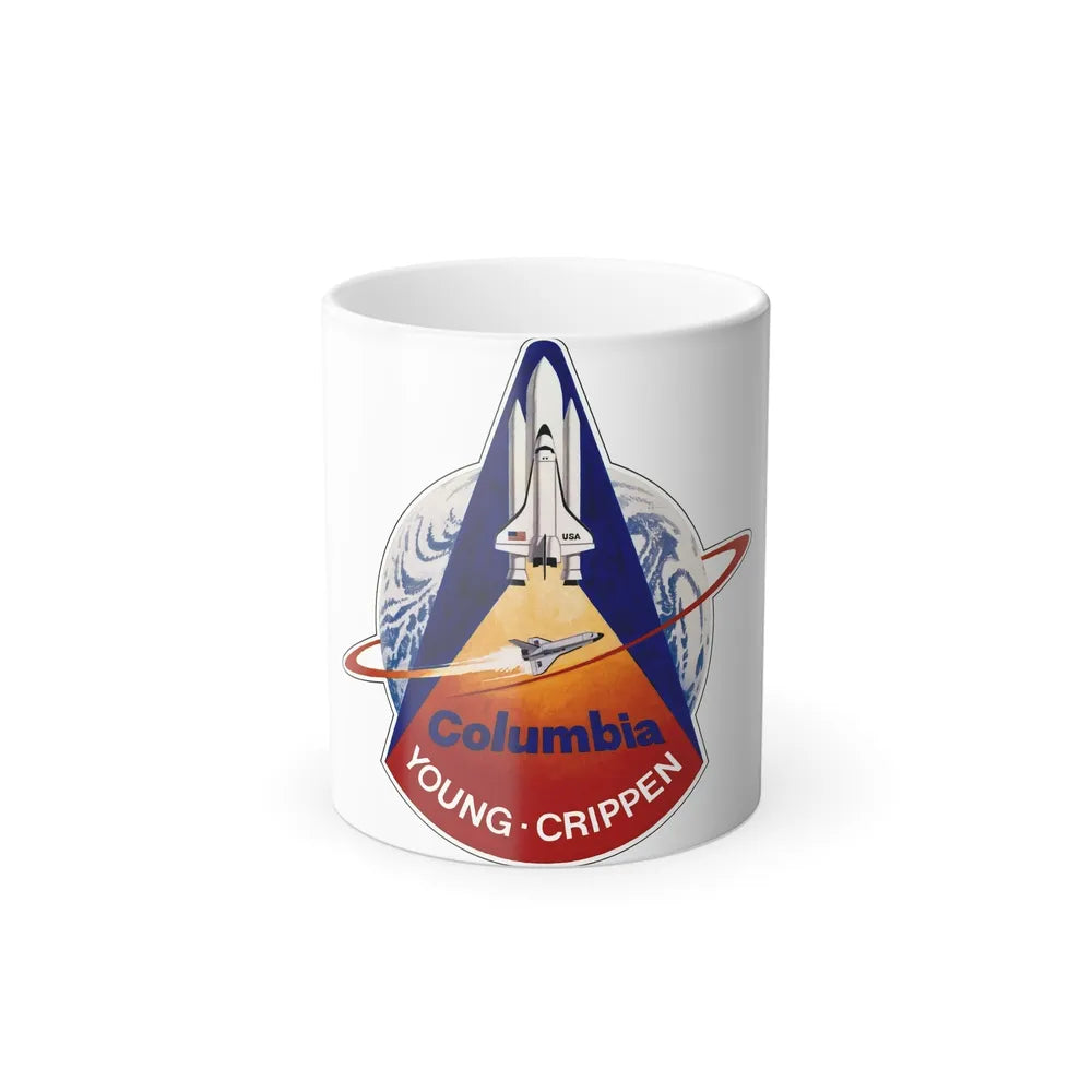 STS 1 Patch NASA - Color Changing Mug 11oz-11oz-Go Mug Yourself