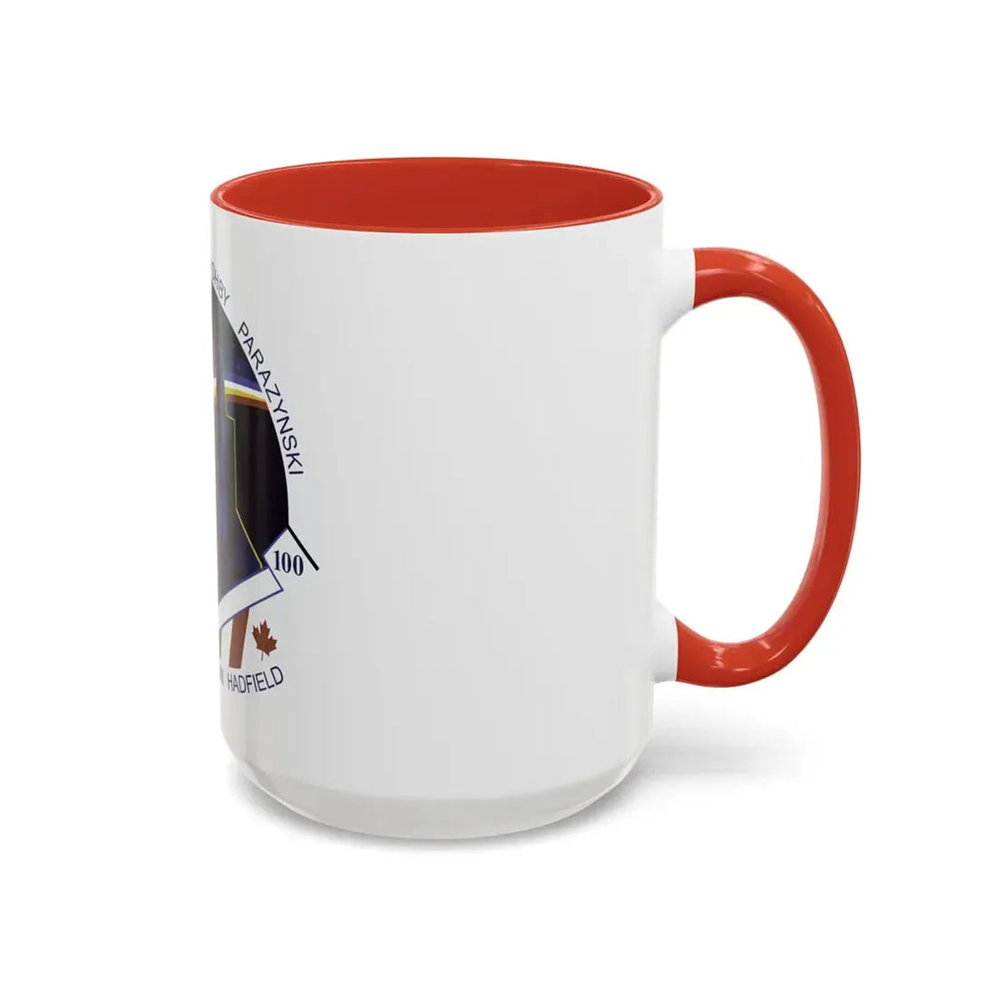 STS 100 (NASA) Accent Coffee Mug - Go Mug Yourself