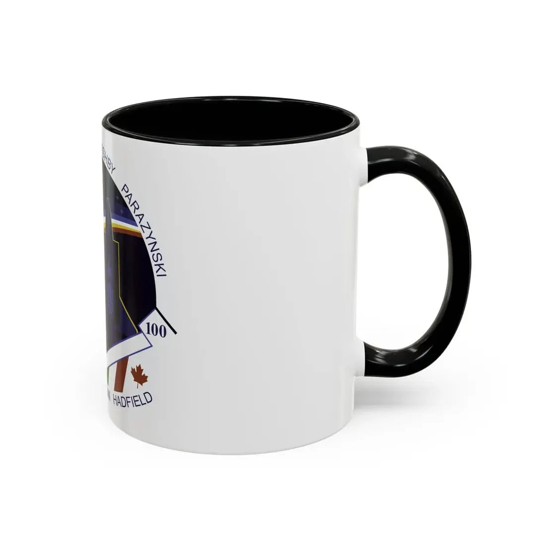 STS 100 (NASA) Accent Coffee Mug - Go Mug Yourself