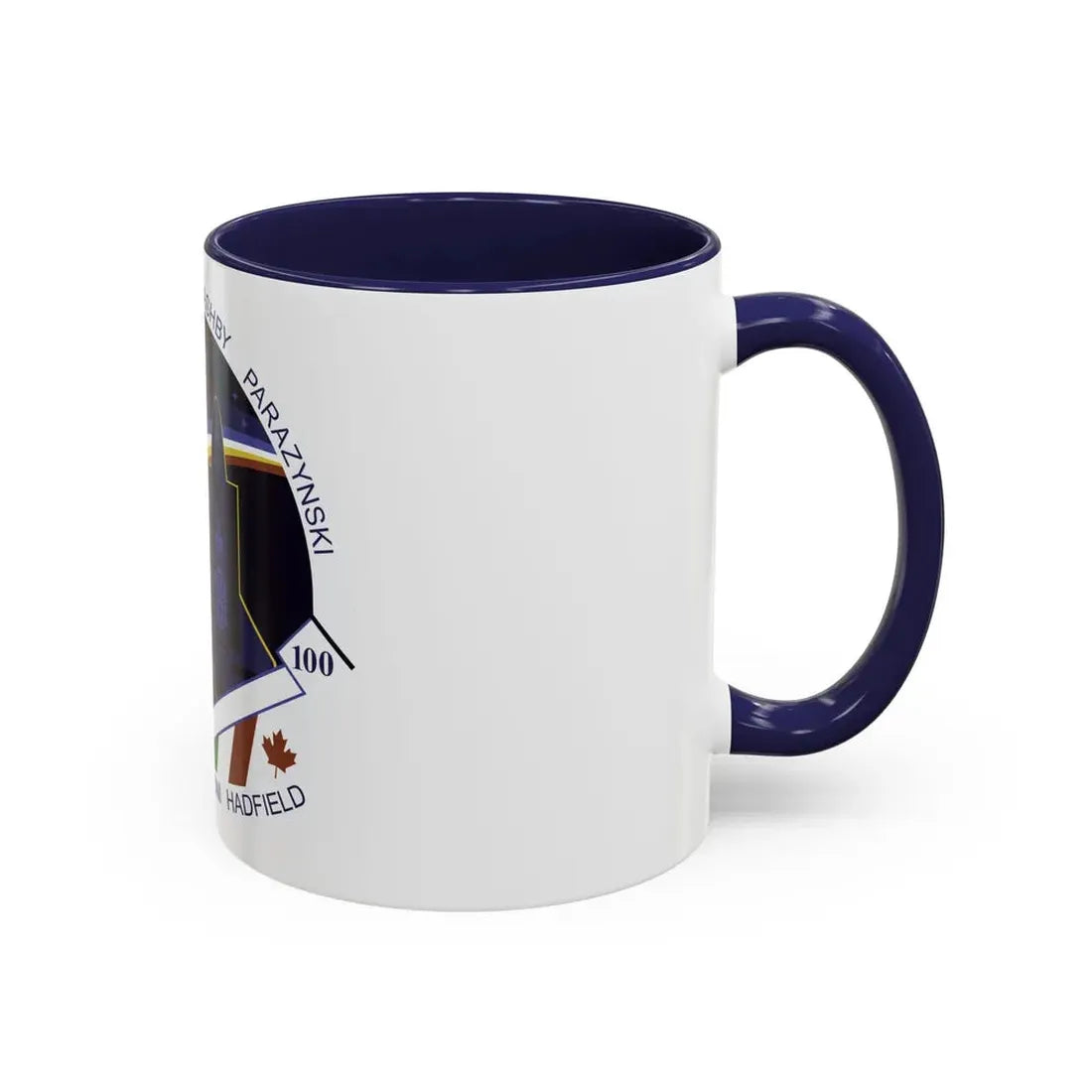 STS 100 (NASA) Accent Coffee Mug - Go Mug Yourself