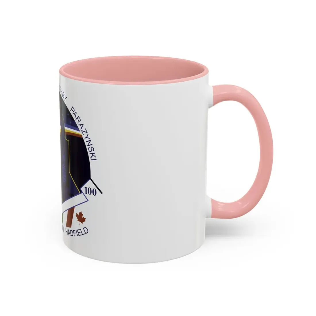STS 100 (NASA) Accent Coffee Mug - Go Mug Yourself