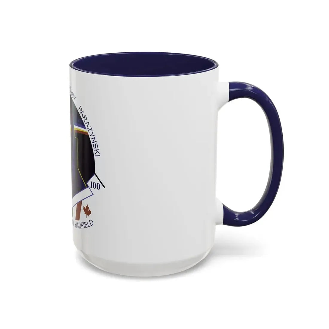 STS 100 (NASA) Accent Coffee Mug - Go Mug Yourself