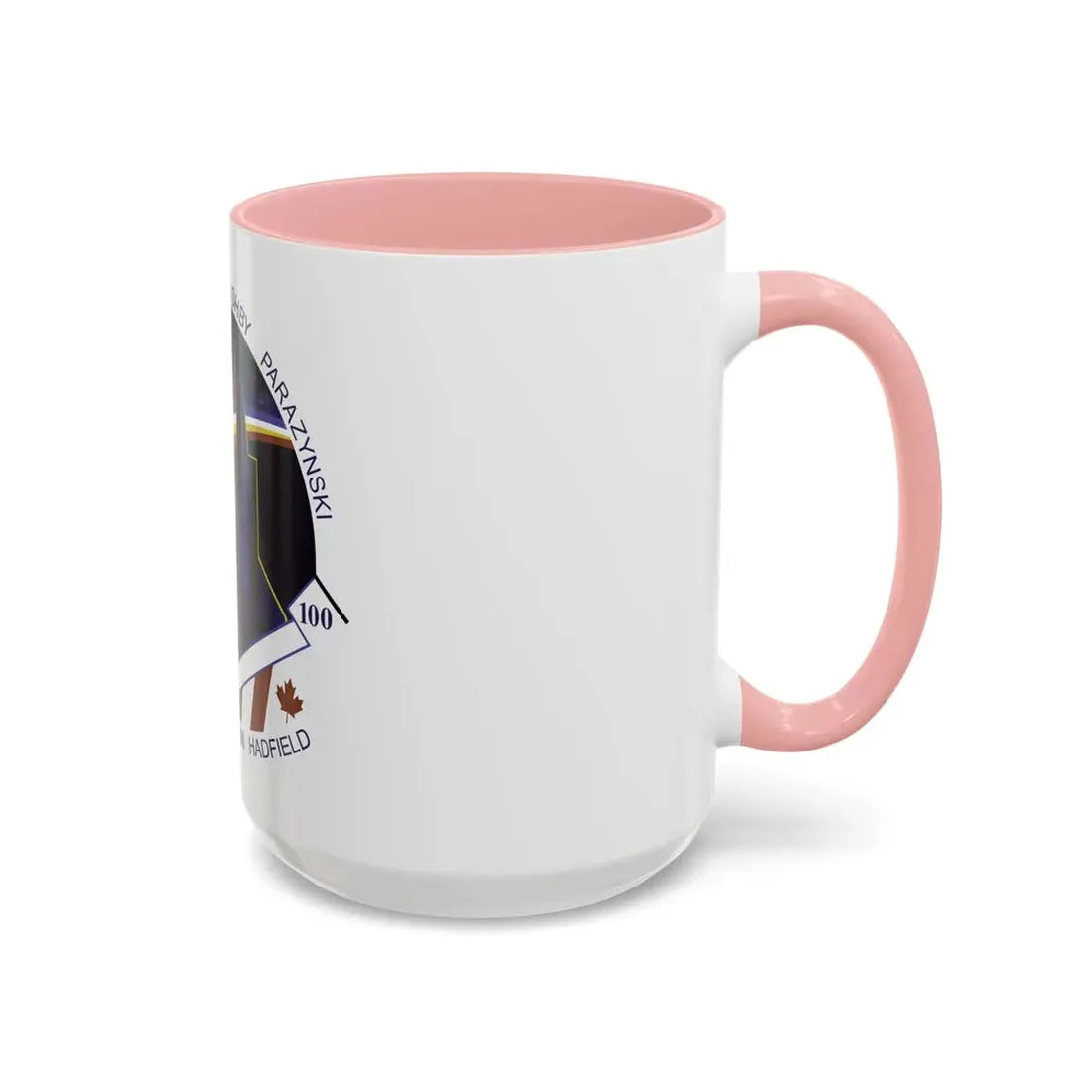 STS 100 (NASA) Accent Coffee Mug - Go Mug Yourself