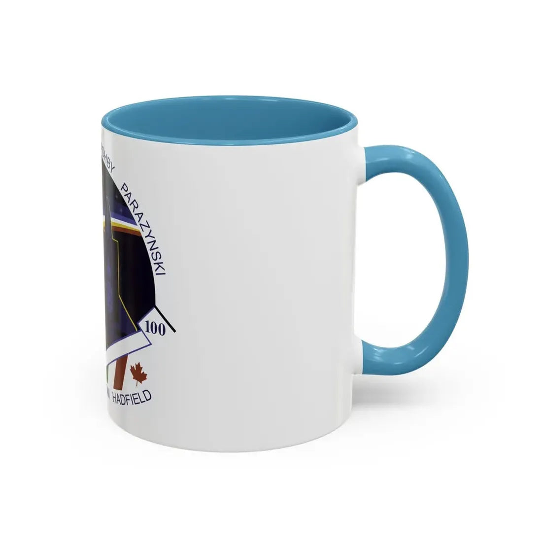 STS 100 (NASA) Accent Coffee Mug - Go Mug Yourself