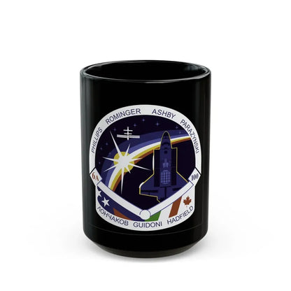 STS 100 (NASA) Black Coffee Mug 15oz - Go Mug Yourself