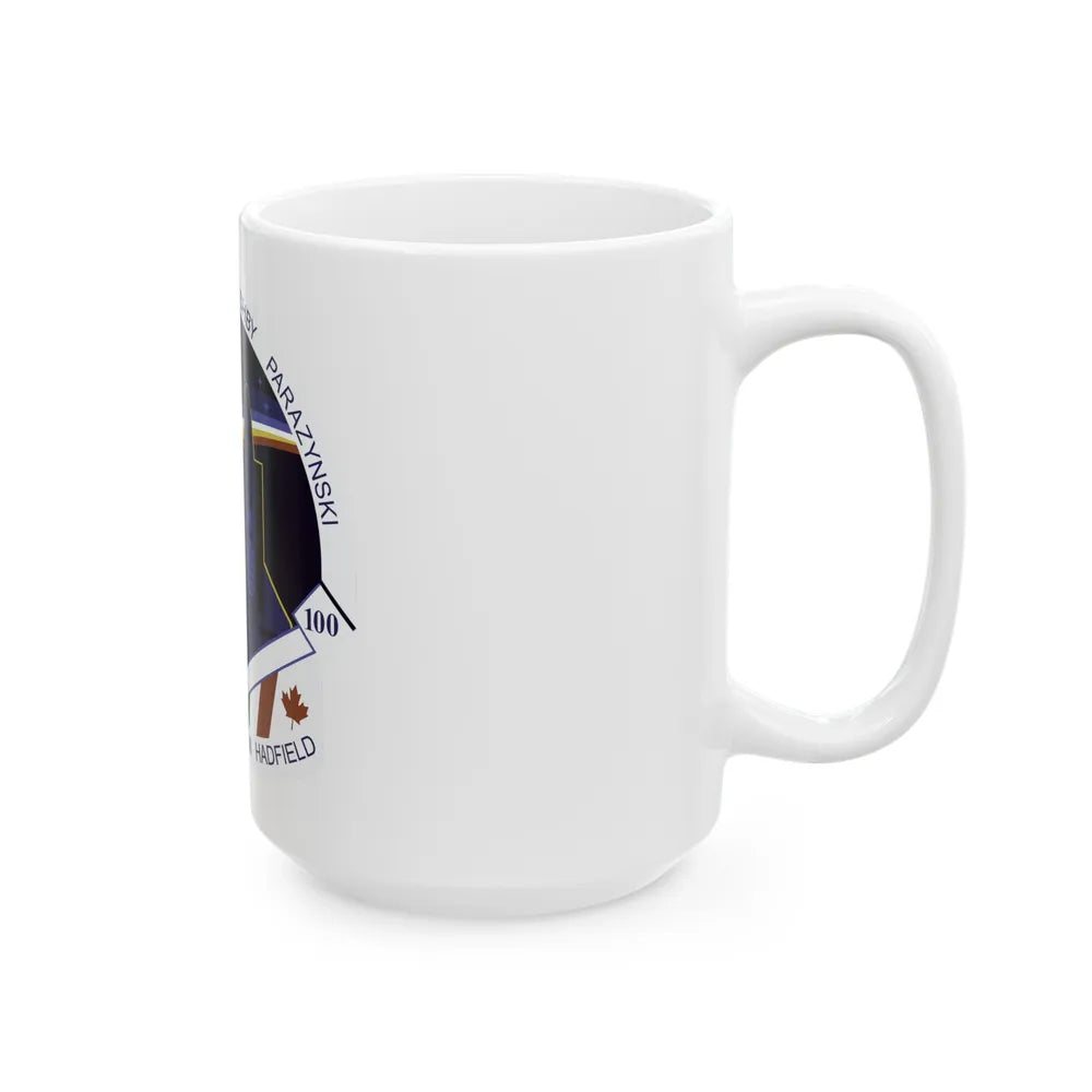 STS 100 (NASA) White Coffee Mug-Go Mug Yourself