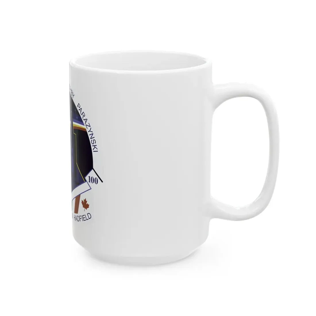 STS 100 (NASA) White Coffee Mug - Go Mug Yourself