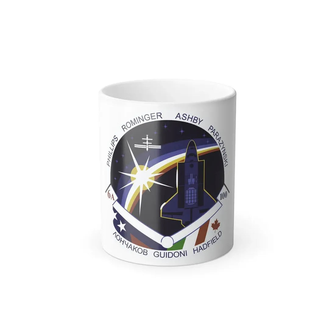 STS 100 Patch NASA - Color Changing Mug 11oz Default Title 11oz - Go Mug Yourself