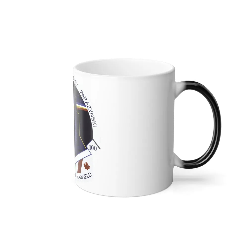 STS 100 Patch NASA - Color Changing Mug 11oz-Go Mug Yourself