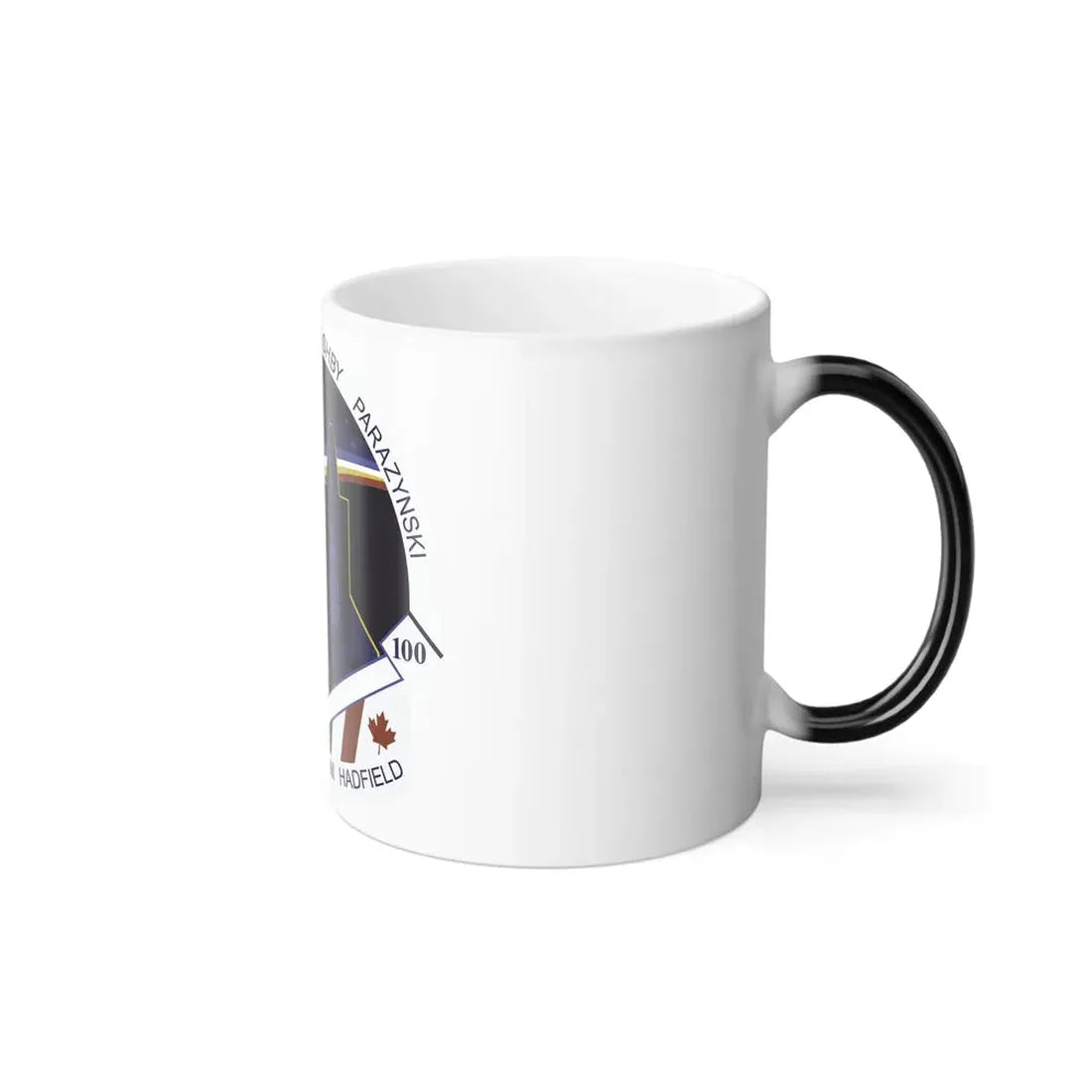 STS 100 Patch NASA - Color Changing Mug 11oz - Go Mug Yourself