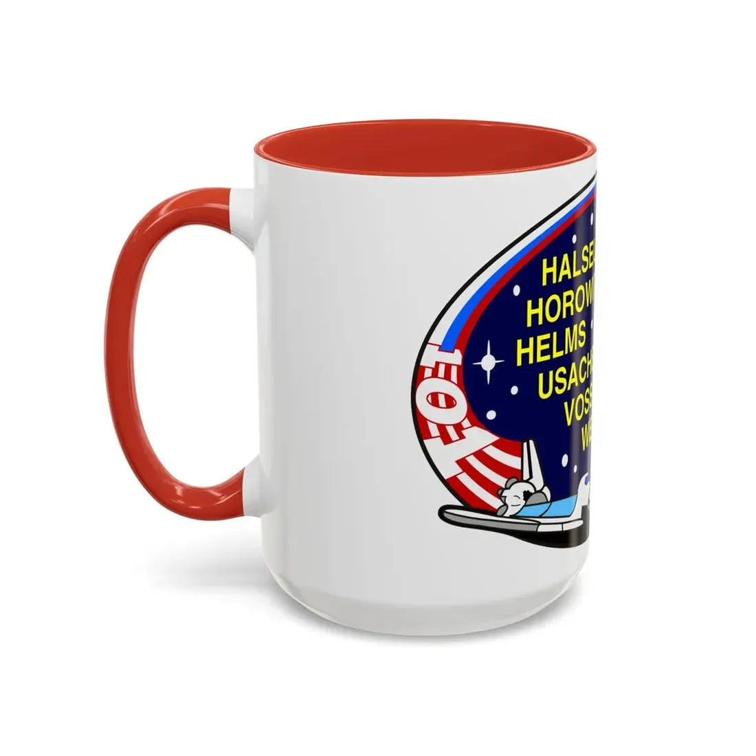 STS 101 (NASA) Accent Coffee Mug - Go Mug Yourself
