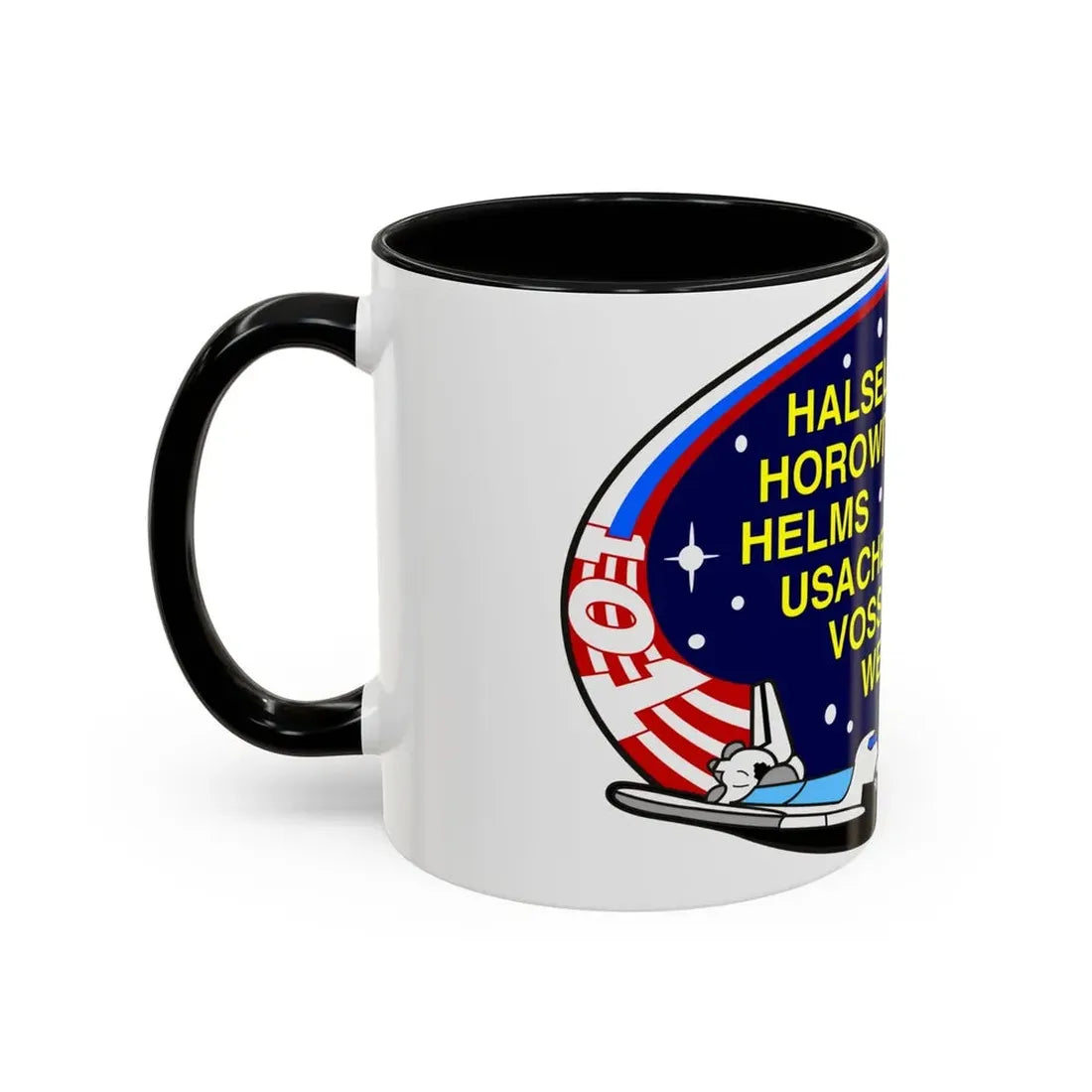 STS 101 (NASA) Accent Coffee Mug - Go Mug Yourself