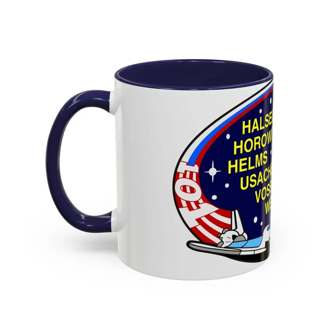 STS 101 (NASA) Accent Coffee Mug - Go Mug Yourself