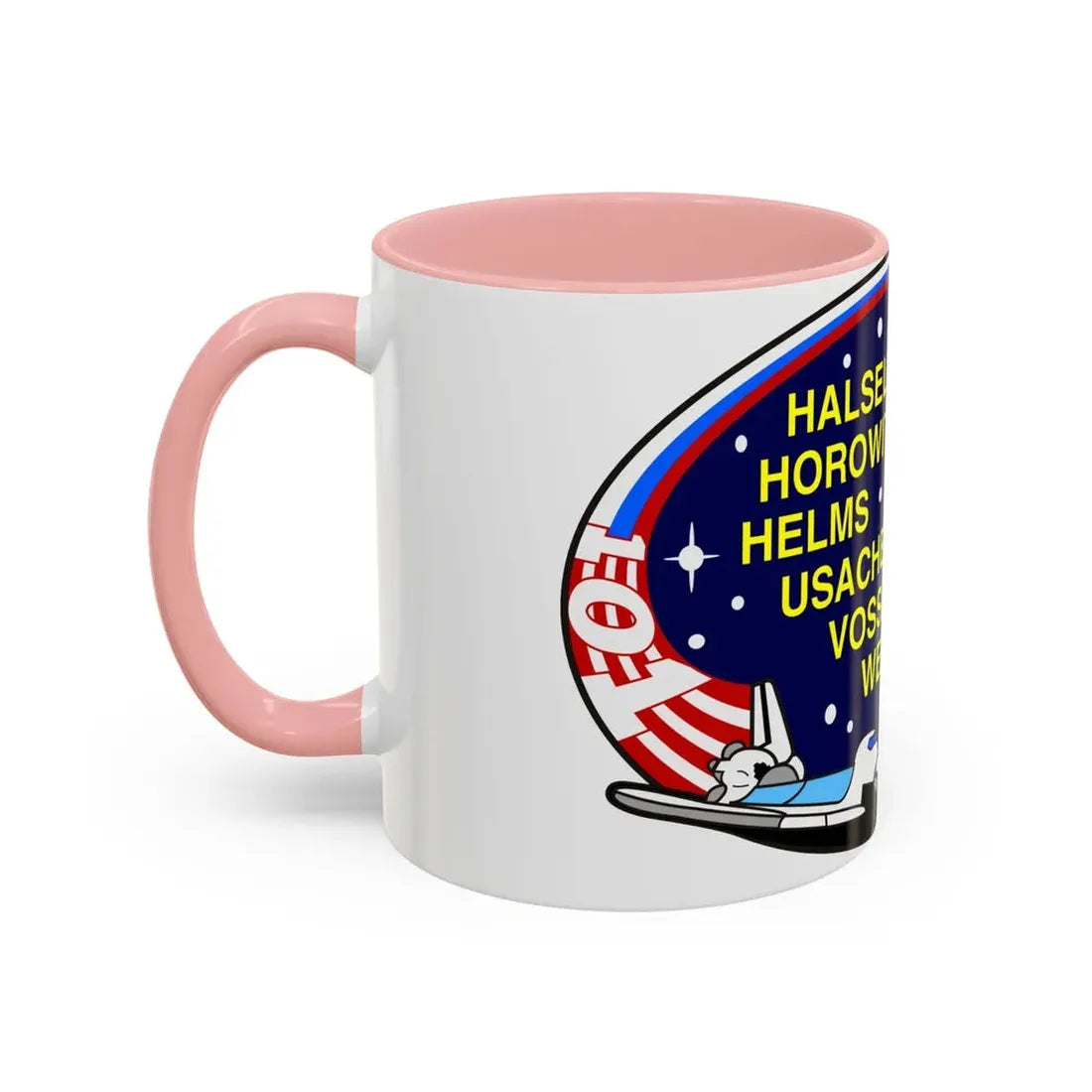 STS 101 (NASA) Accent Coffee Mug - Go Mug Yourself