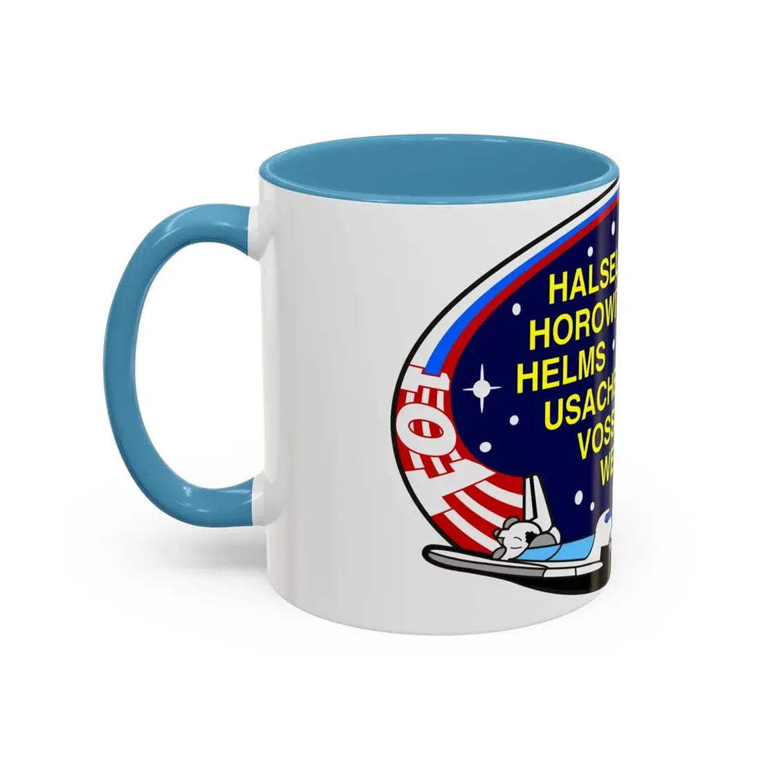 STS 101 (NASA) Accent Coffee Mug - Go Mug Yourself