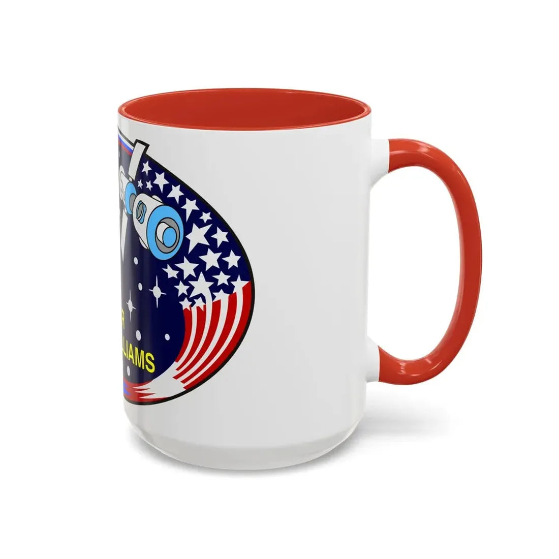 STS 101 (NASA) Accent Coffee Mug - Go Mug Yourself