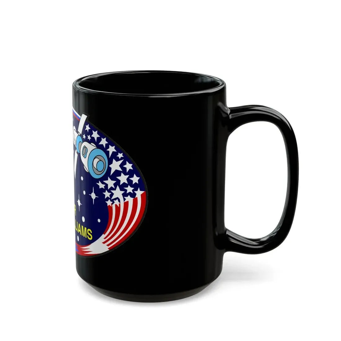 STS 101 (NASA) Black Coffee Mug - Go Mug Yourself