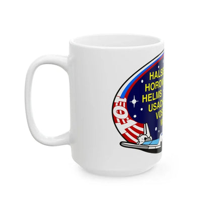 STS 101 (NASA) White Coffee Mug - Go Mug Yourself