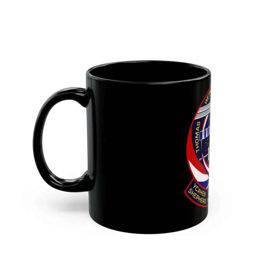 STS 102 (NASA) Black Coffee Mug - Go Mug Yourself