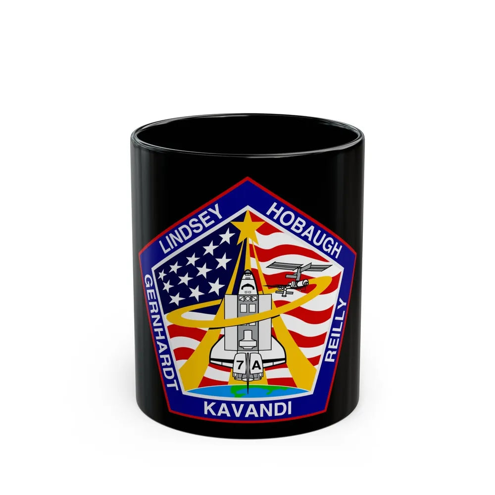 STS 104 (NASA) Black Coffee Mug-11oz-Go Mug Yourself