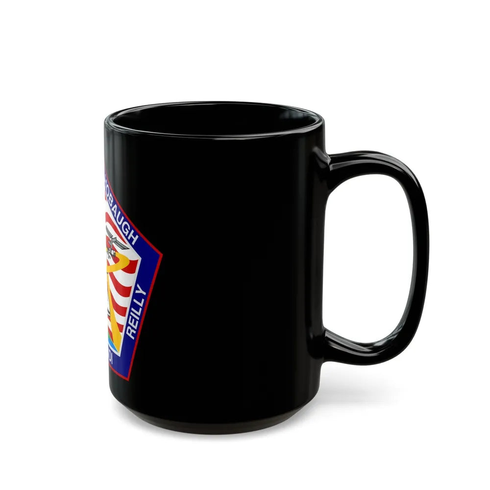 STS 104 (NASA) Black Coffee Mug-Go Mug Yourself