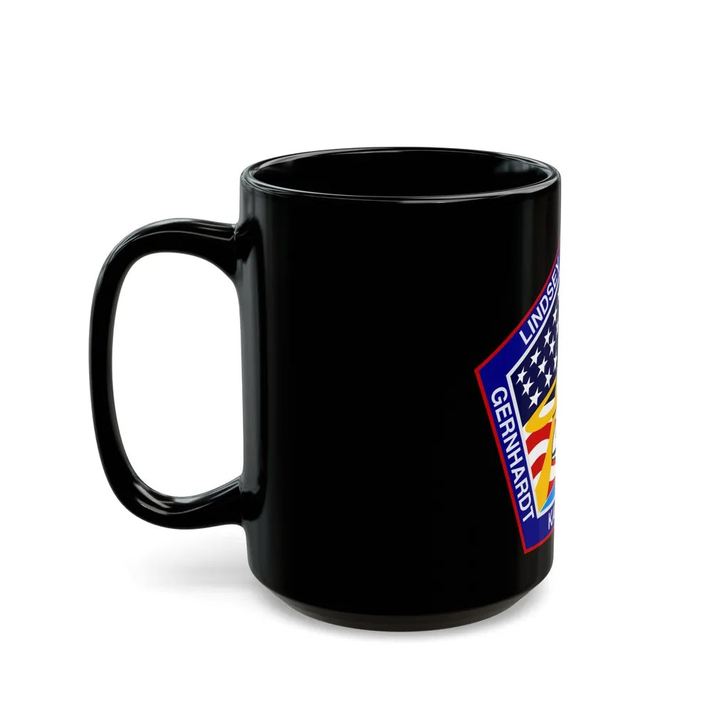 STS 104 (NASA) Black Coffee Mug-Go Mug Yourself