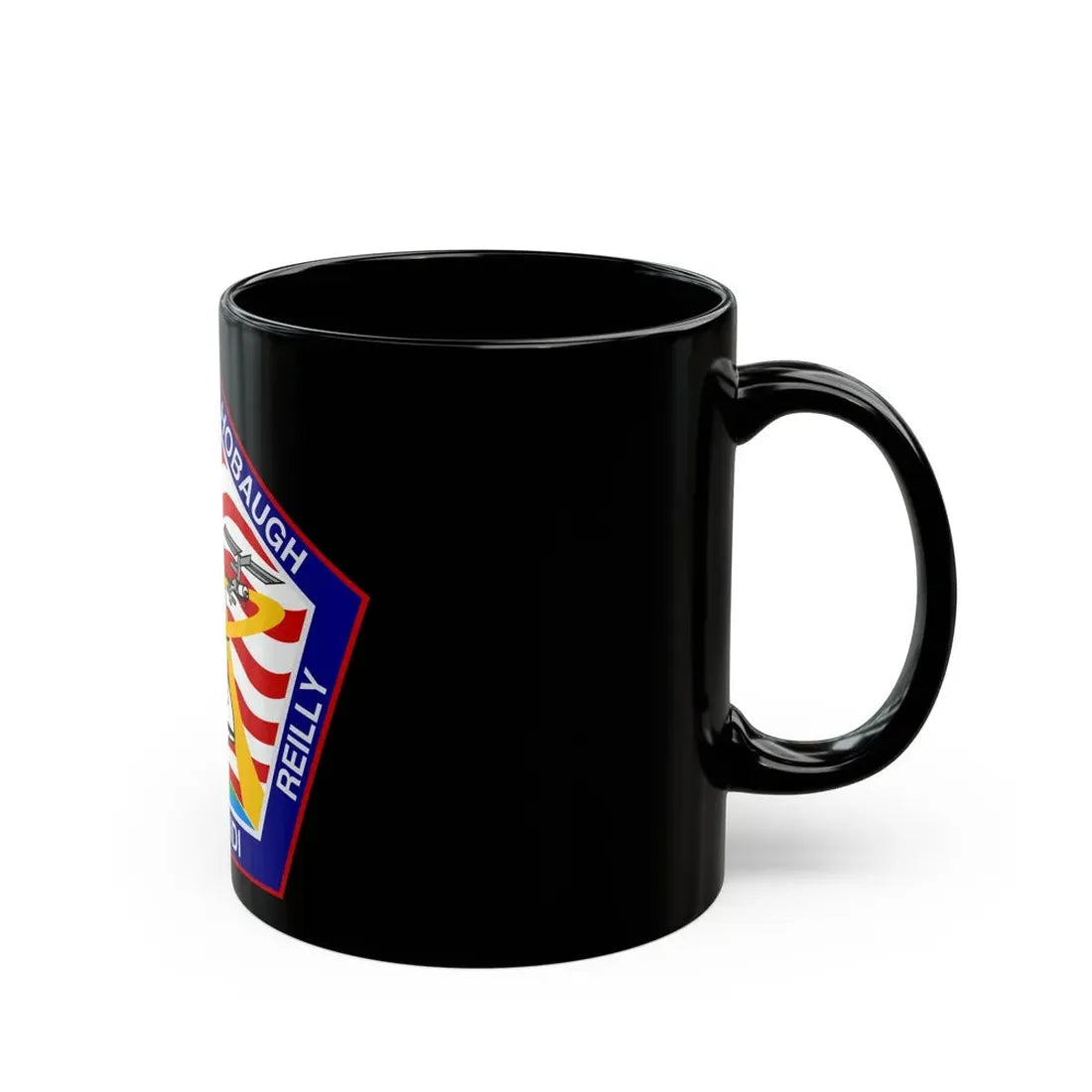STS 104 (NASA) Black Coffee Mug - Go Mug Yourself