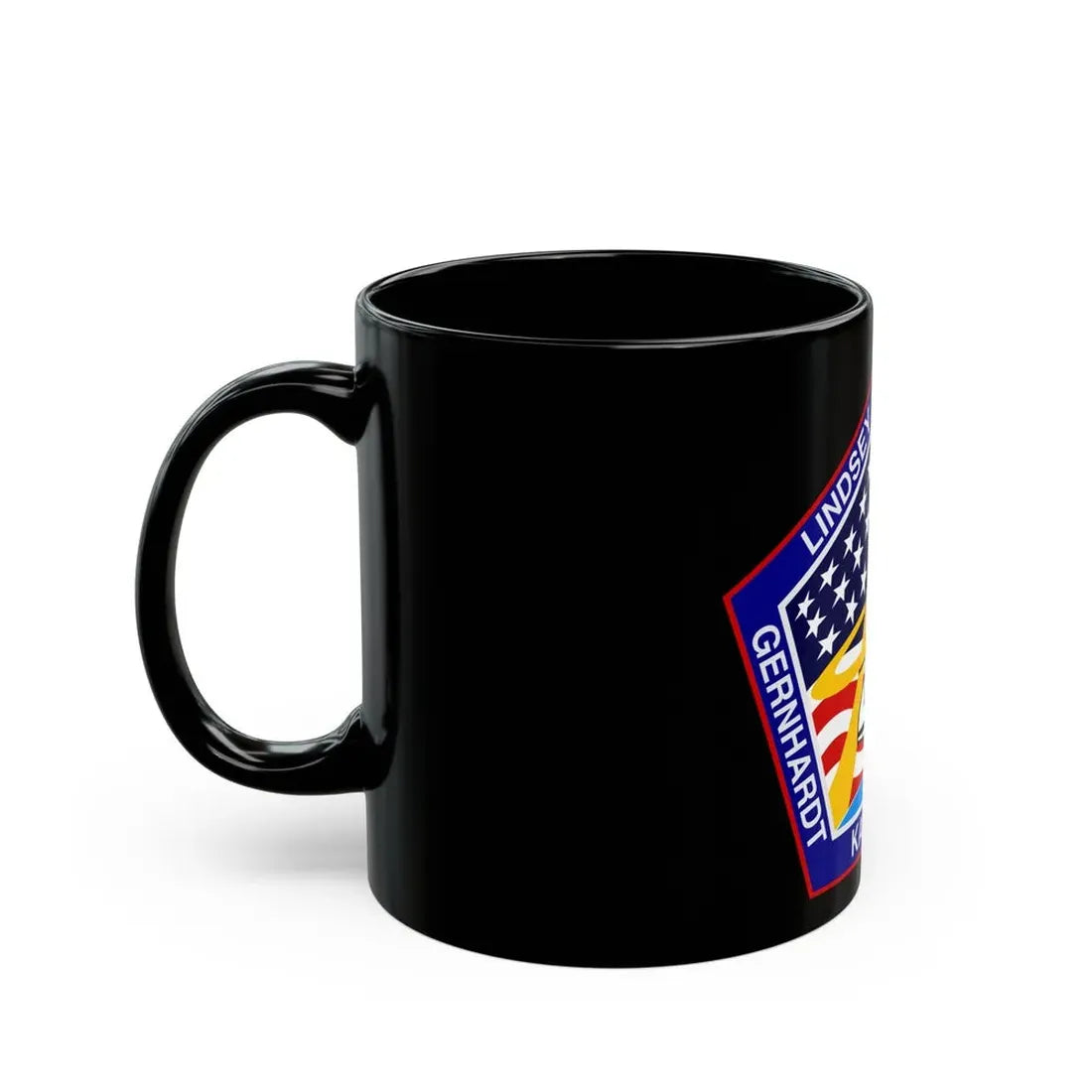 STS 104 (NASA) Black Coffee Mug - Go Mug Yourself