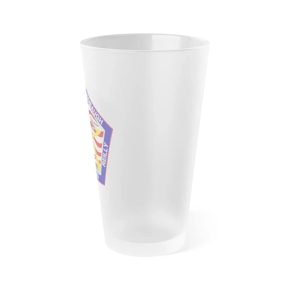 STS 104 (NASA) Frosted Pint Glass 16oz-Go Mug Yourself