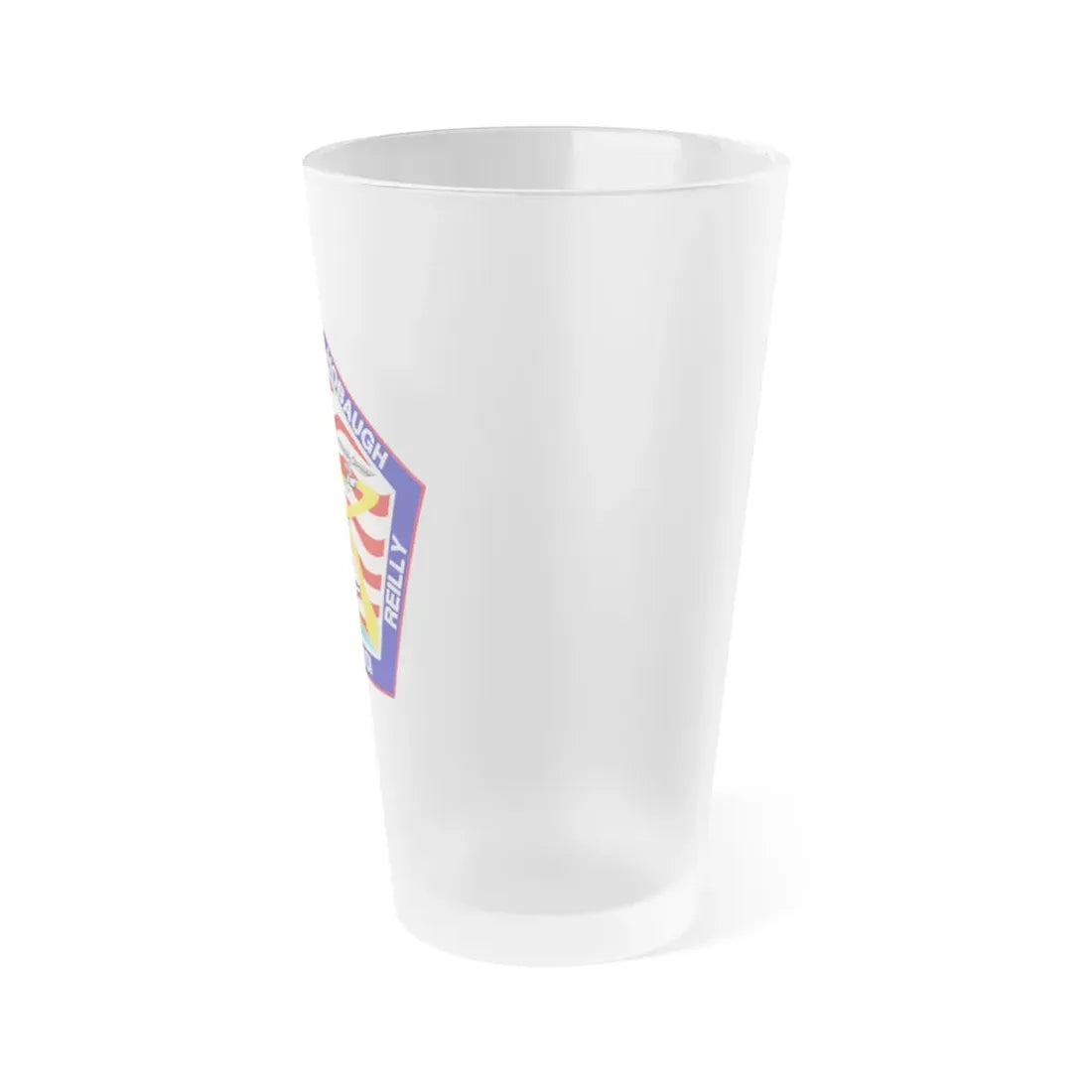 STS 104 (NASA) Frosted Pint Glass 16oz - Go Mug Yourself