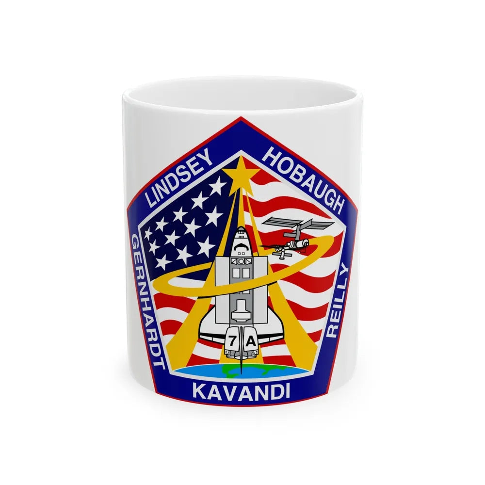 STS 104 (NASA) White Coffee Mug-11oz-Go Mug Yourself