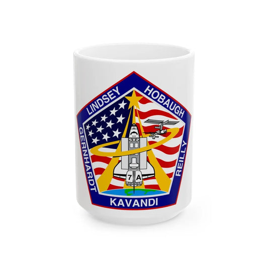 STS 104 (NASA) White Coffee Mug-15oz-Go Mug Yourself