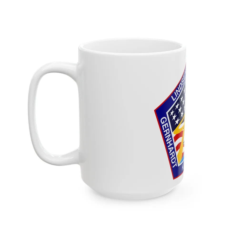 STS 104 (NASA) White Coffee Mug-Go Mug Yourself