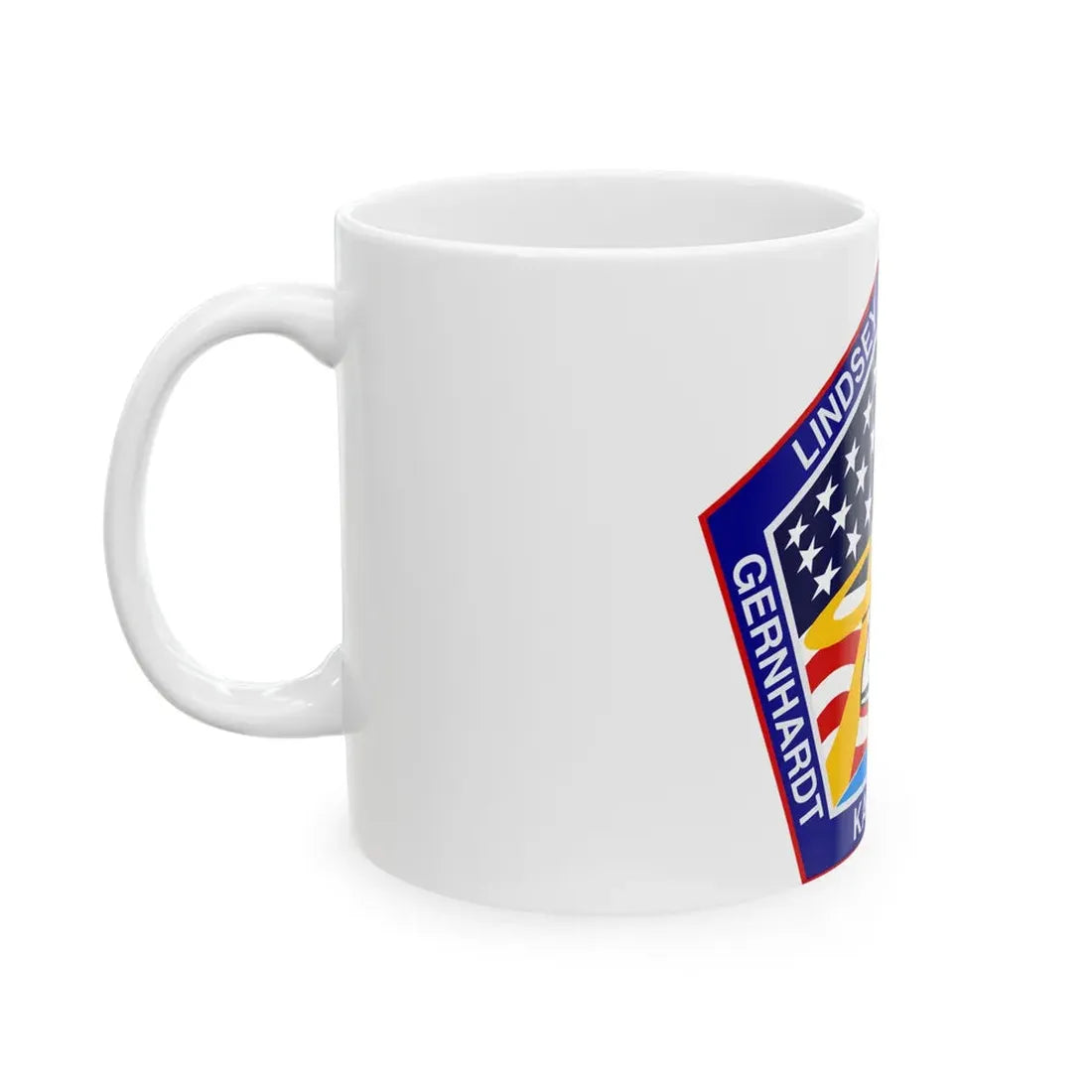 STS 104 (NASA) White Coffee Mug - Go Mug Yourself
