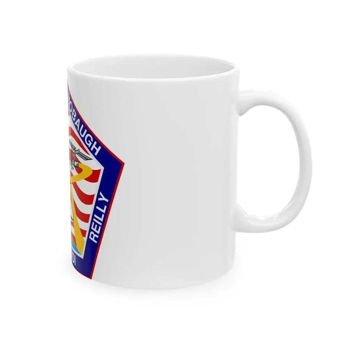 STS 104 (NASA) White Coffee Mug - Go Mug Yourself