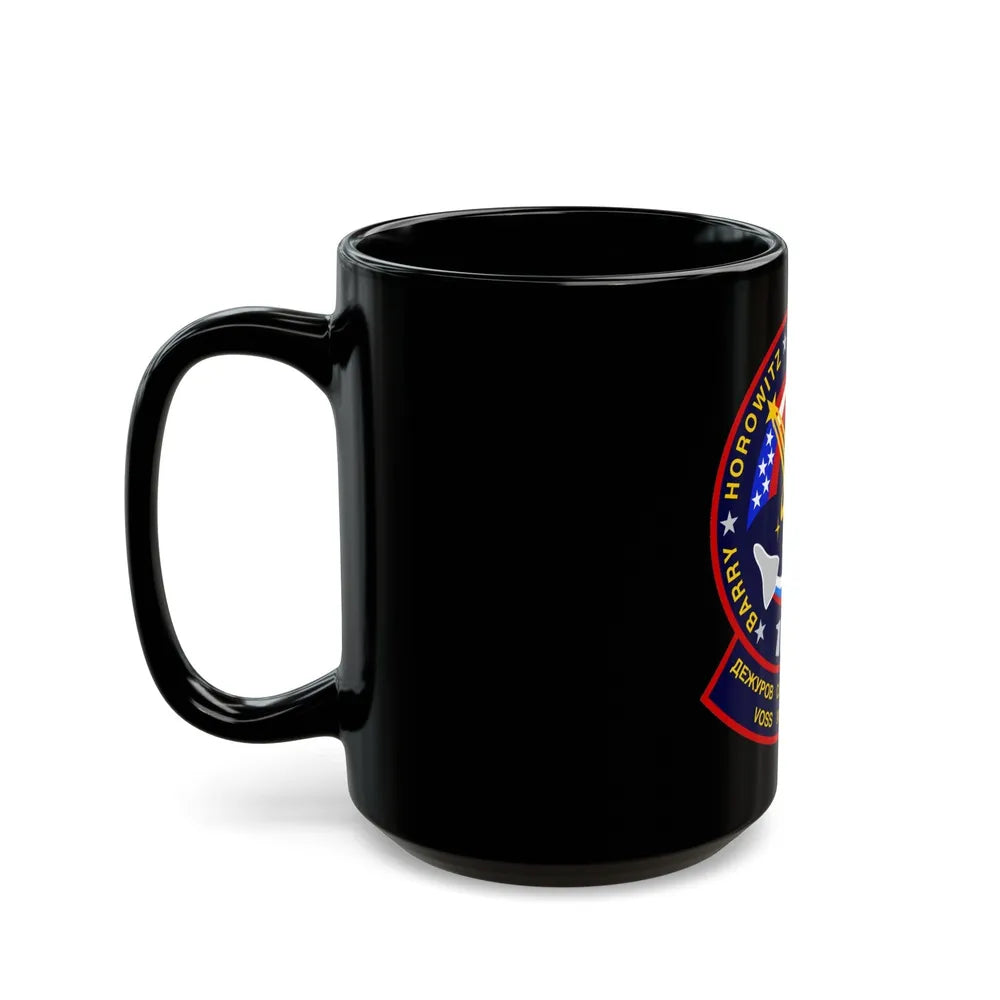 STS 105 (NASA) Black Coffee Mug-Go Mug Yourself