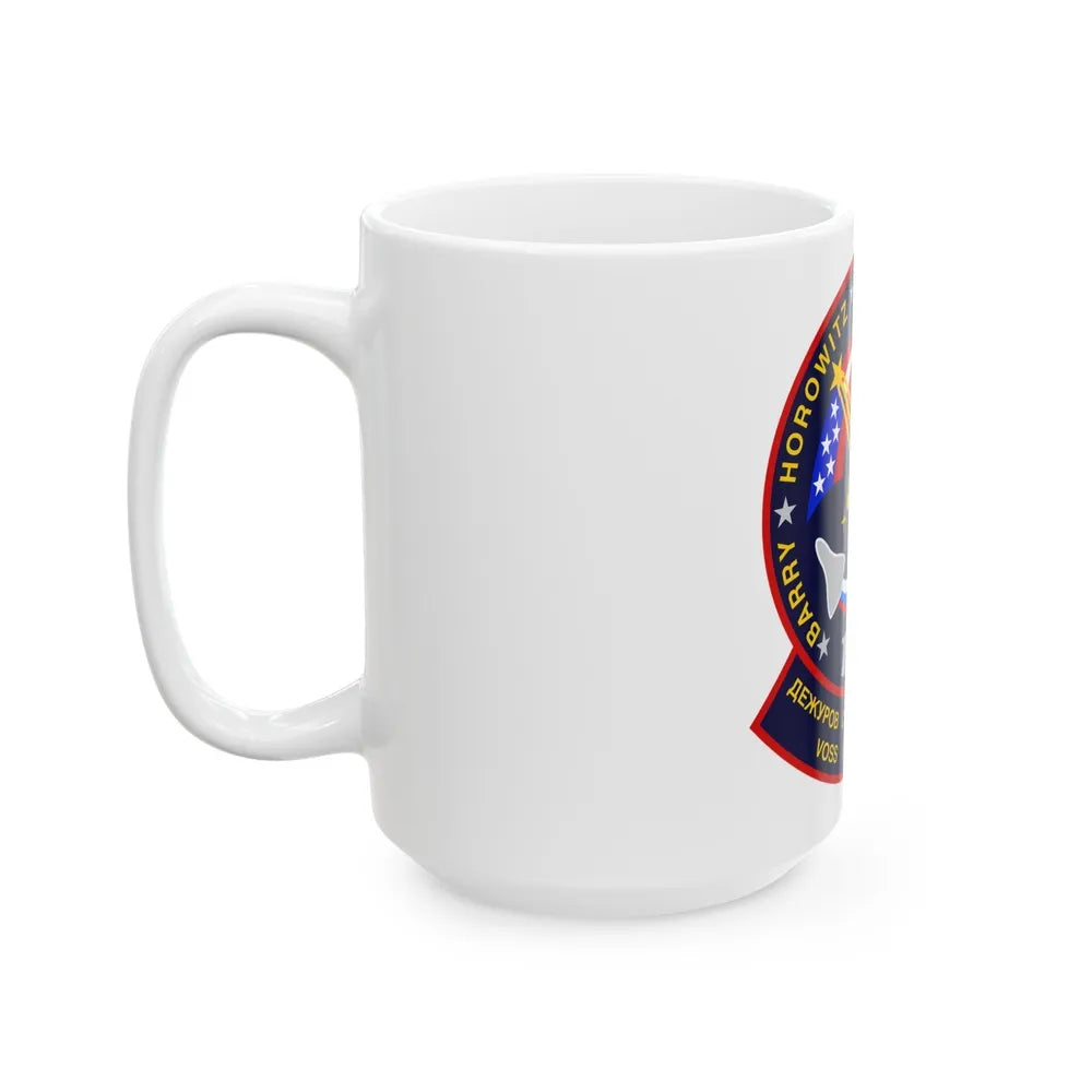 STS 105 (NASA) White Coffee Mug-Go Mug Yourself