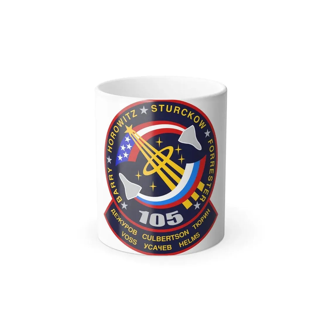 STS 105 Patch NASA - Color Changing Mug 11oz Default Title - Go Mug Yourself
