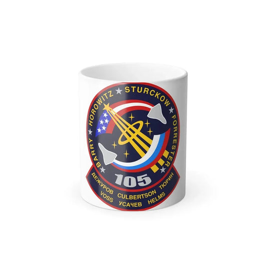 STS 105 Patch NASA - Color Changing Mug 11oz Default Title - Go Mug Yourself
