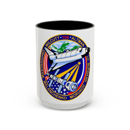 STS 106 (NASA) Accent Coffee Mug 15oz Black - Go Mug Yourself