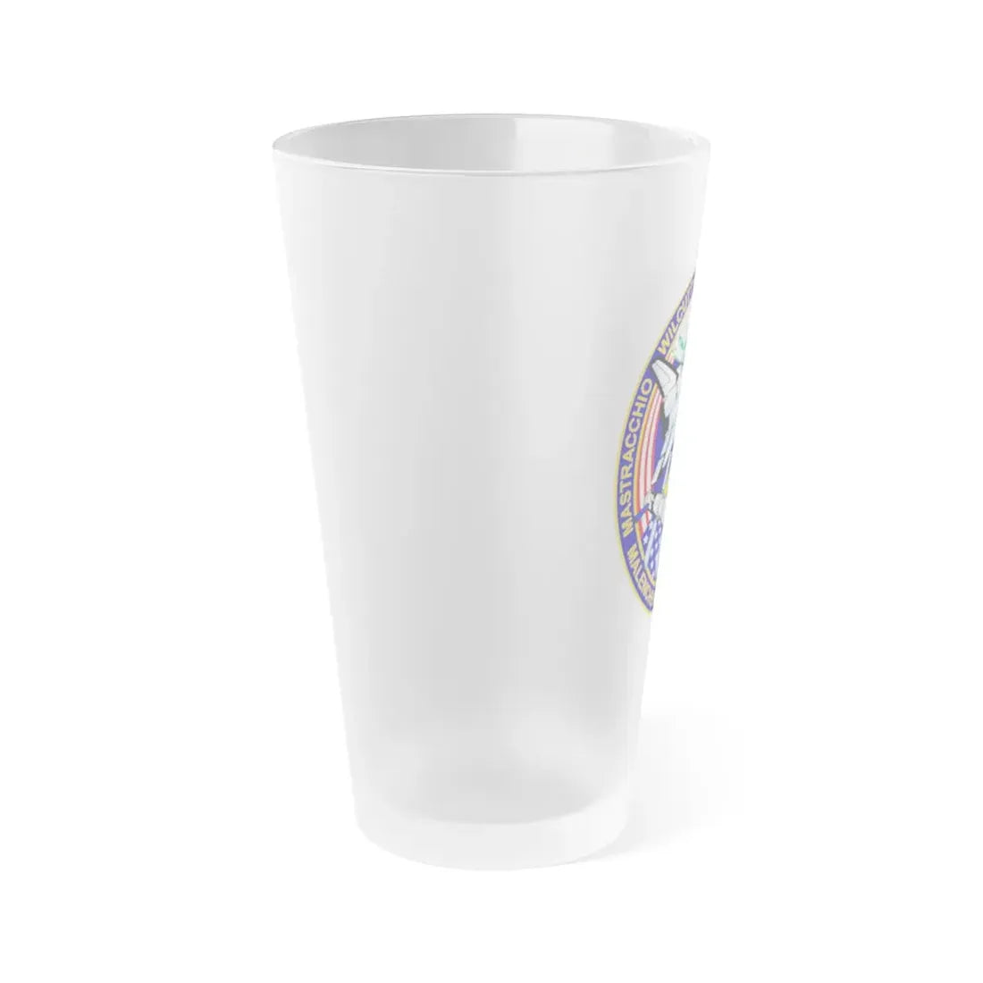 STS 106 (NASA) Frosted Pint Glass 16oz - Go Mug Yourself