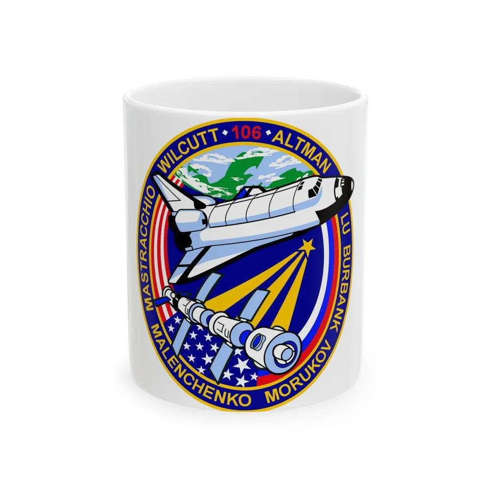 STS 106 (NASA) White Coffee Mug-11oz-Go Mug Yourself