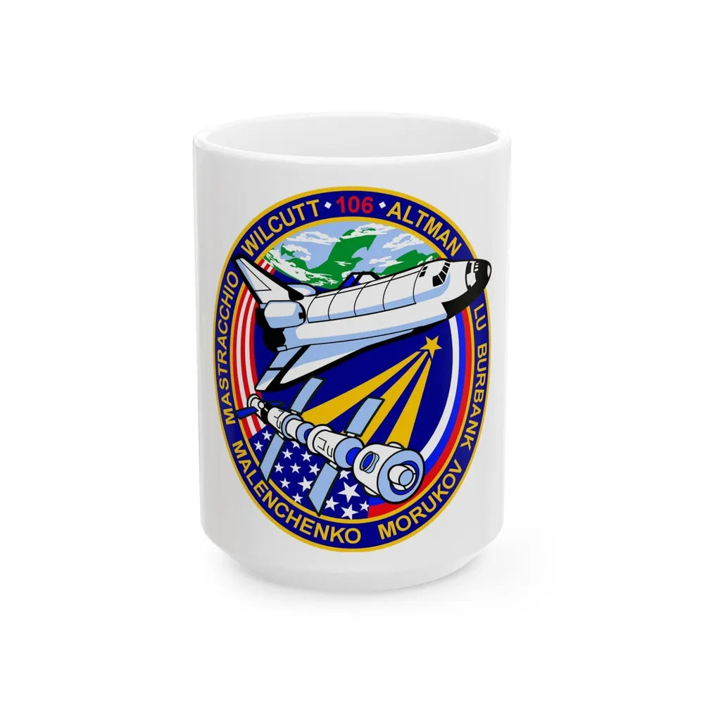 STS 106 (NASA) White Coffee Mug-15oz-Go Mug Yourself